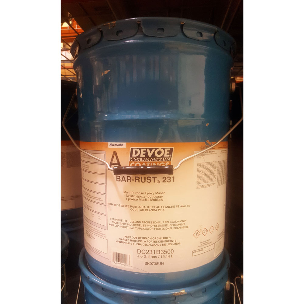 Devoe Bar Rust 231 - Surface Tolerant Epoxy Haze Gray 5g