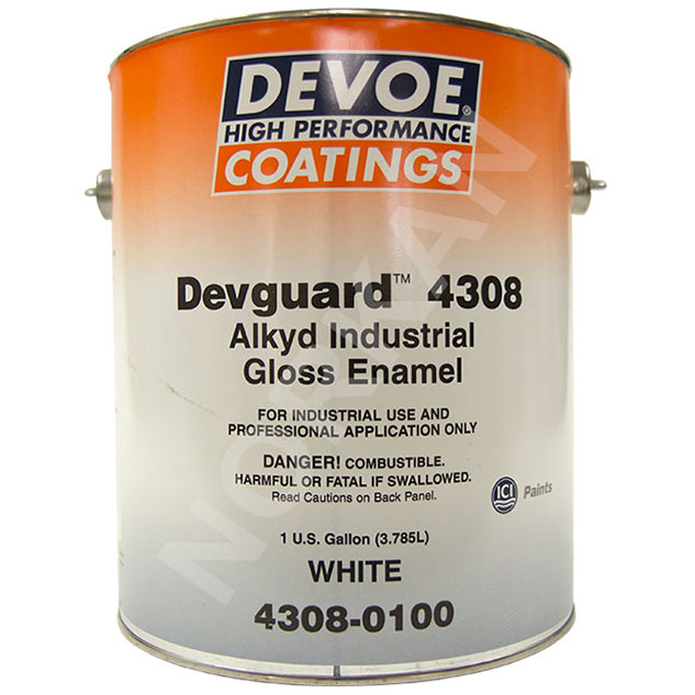 Devoe Devguard 4308 Alkyd Protective Gloss Enamel - 1g - OFF WHITE