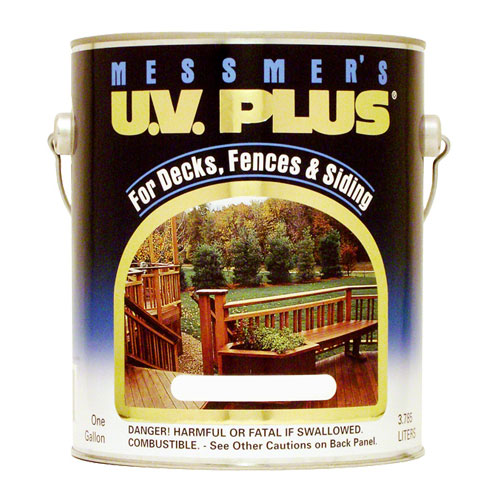 Messmer’s UV Plus, Premium Deck & Wood Stain, MC-502, Natural Cedar, 1 Gallon